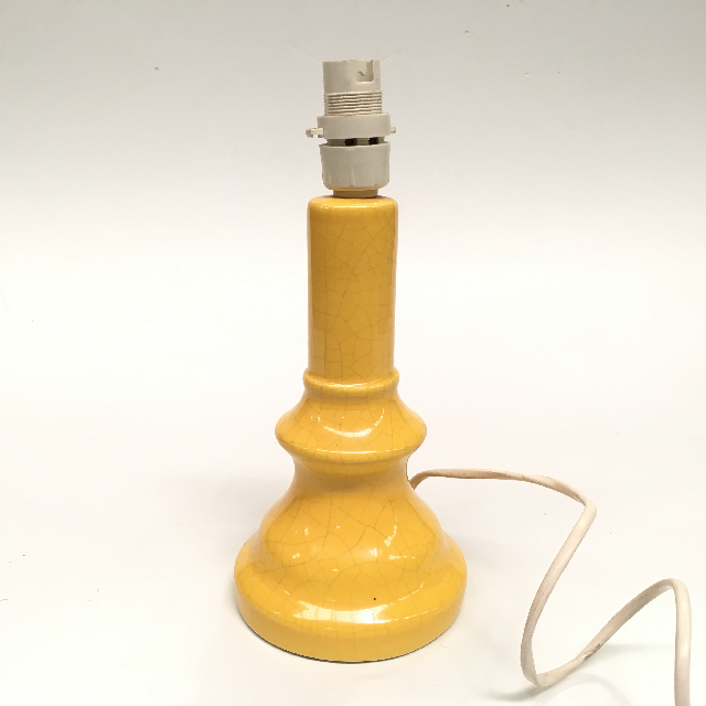 LAMP, Base (Table), Small Ceramic - Yellow